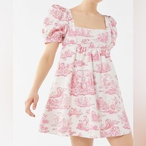 Laura Ashley x Urban Outfitters Penelope Cherub Babydoll Dress - Size XS